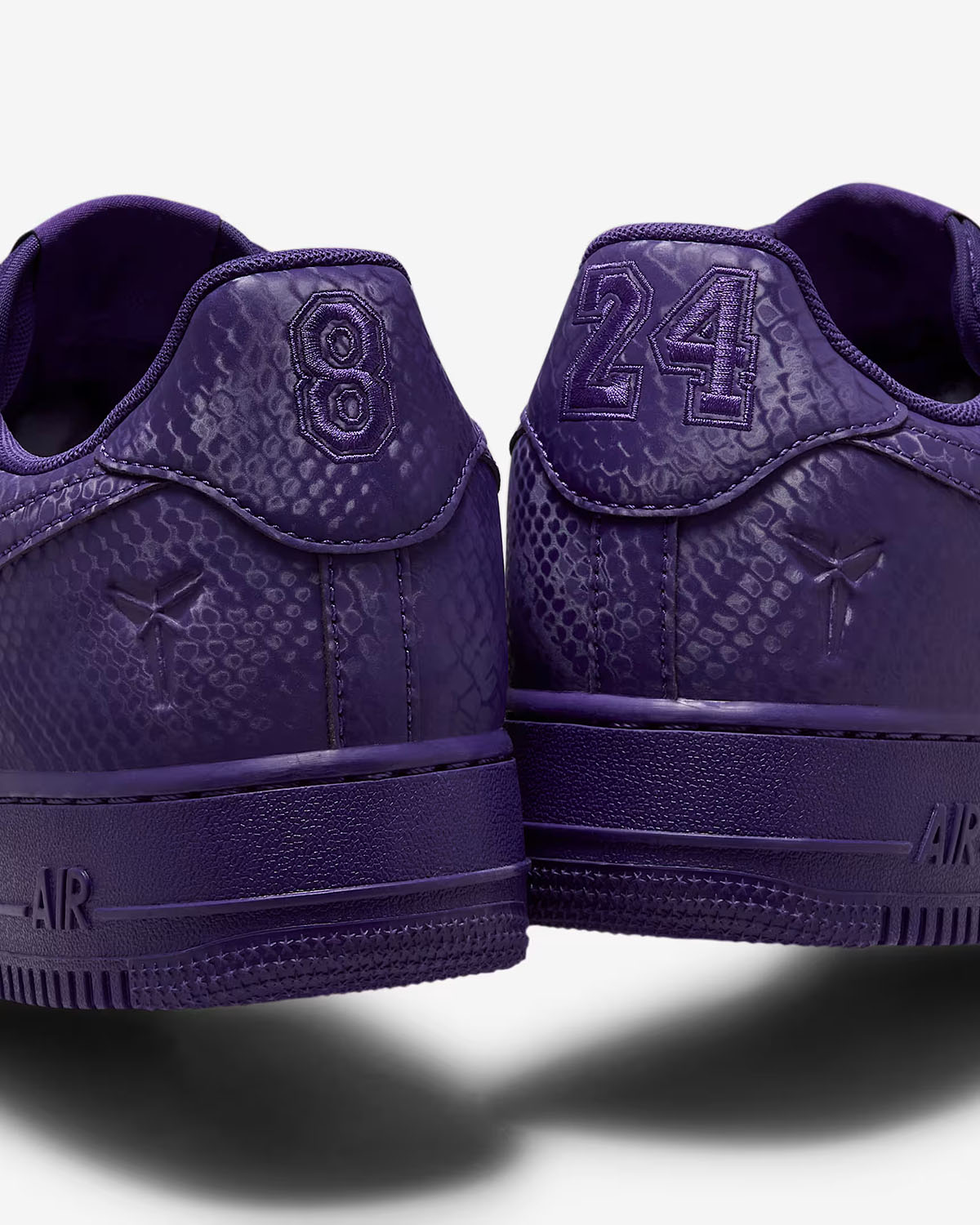 Kobe Bryant Nike Air Force 1 Low Court Purple Mens Shoes 10