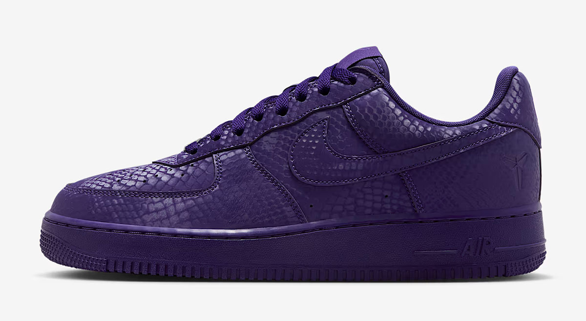 Kobe Bryant Nike Air Force 1 Low Court Purple Mens Shoes 2