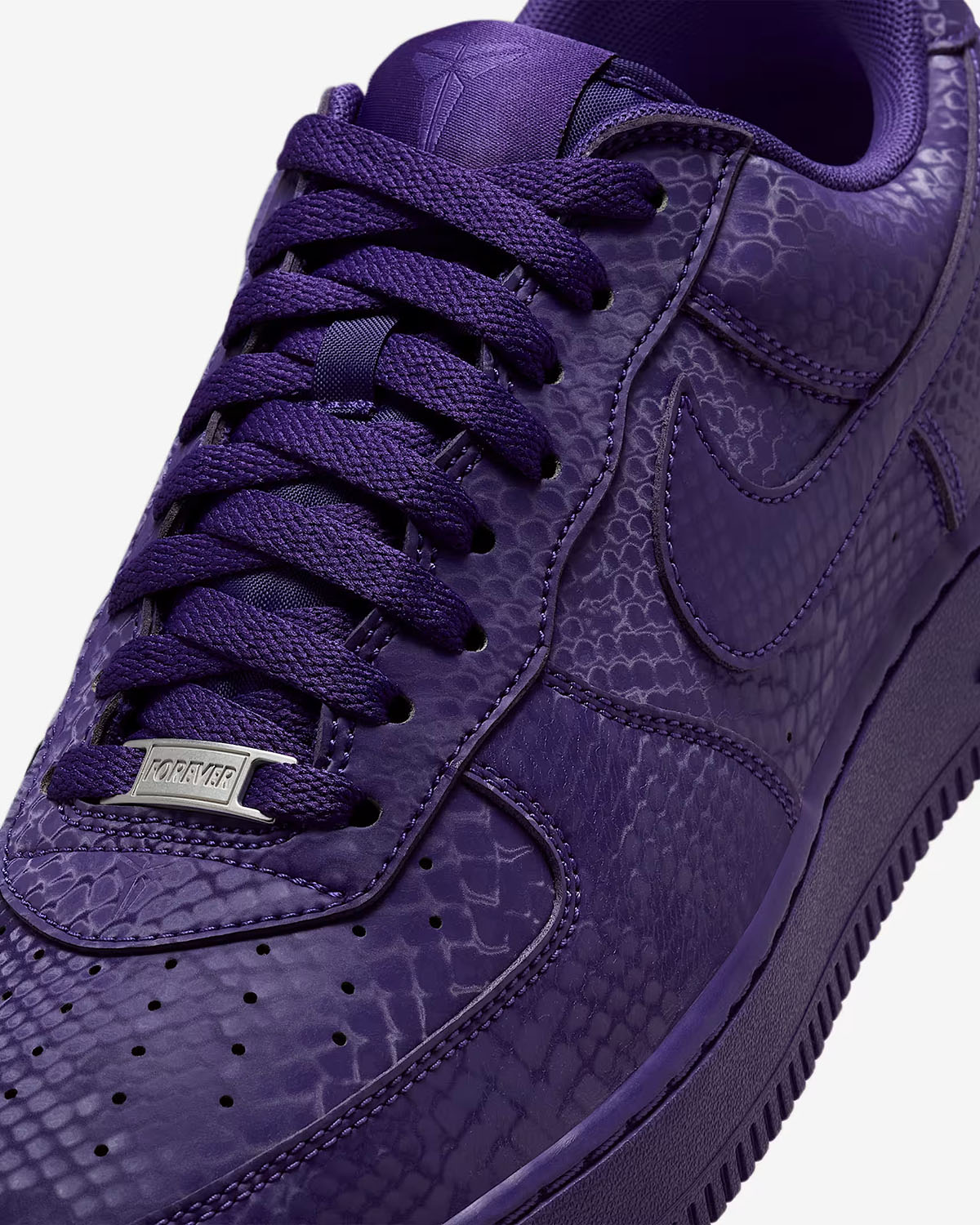 Kobe Bryant Nike Air Force 1 Low Court Purple Mens Shoes 7
