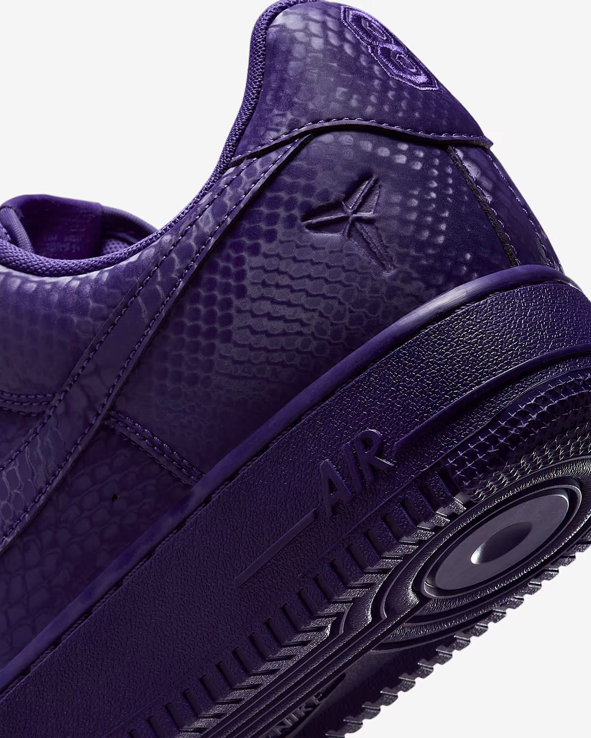 Kobe Bryant Nike Air Force 1 Low Court Purple Mens Shoes 8