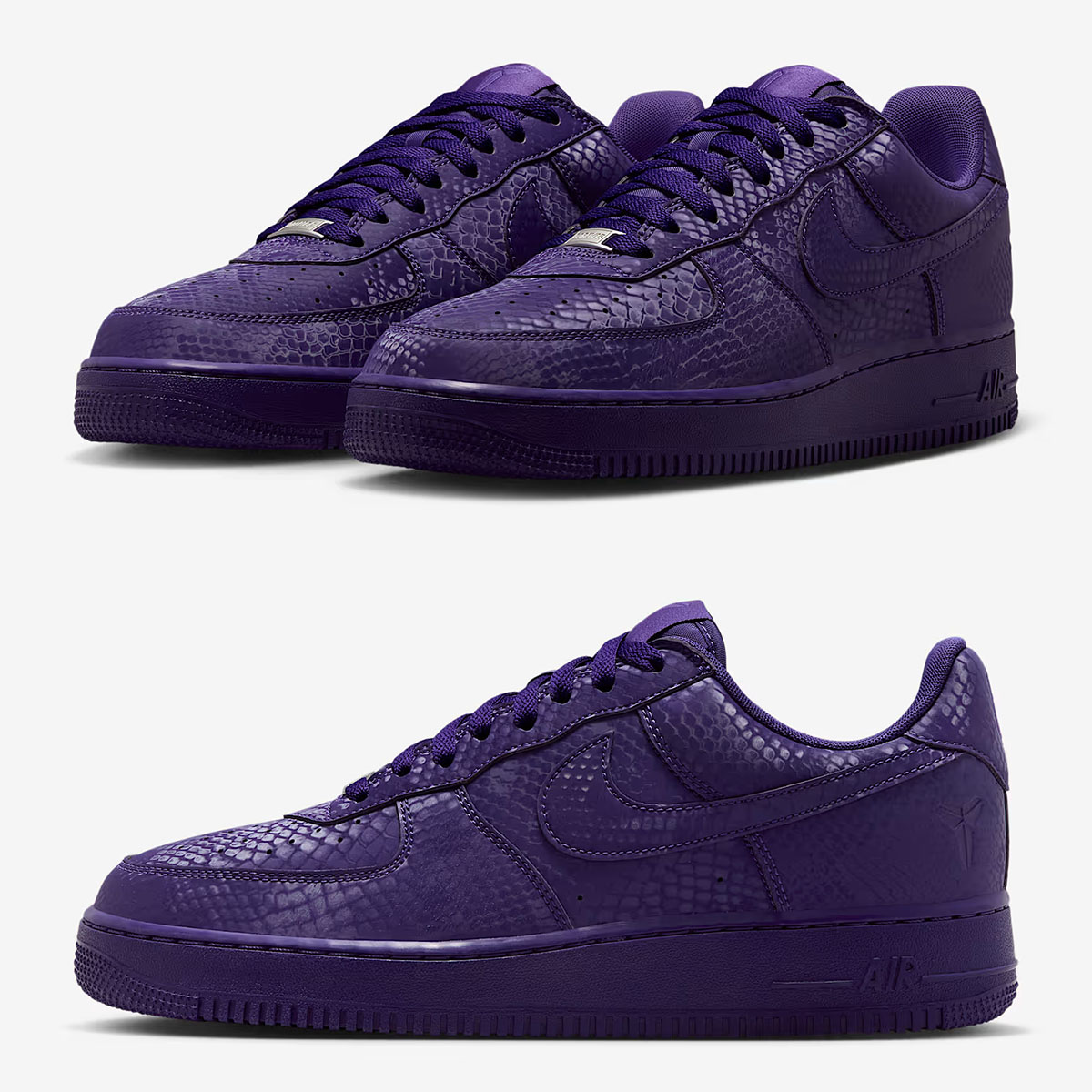 Kobe Bryant Nike Air Force 1 Low Court Purple Mens Shoes IB0018-500