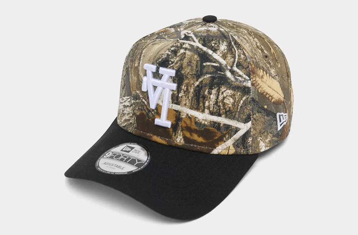 New Era Dodgers Realtree Camo A Frame Snapback Hat 1