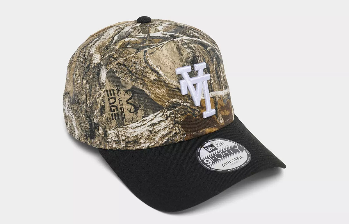 New Era Dodgers Realtree Camo A Frame Snapback Hat 2