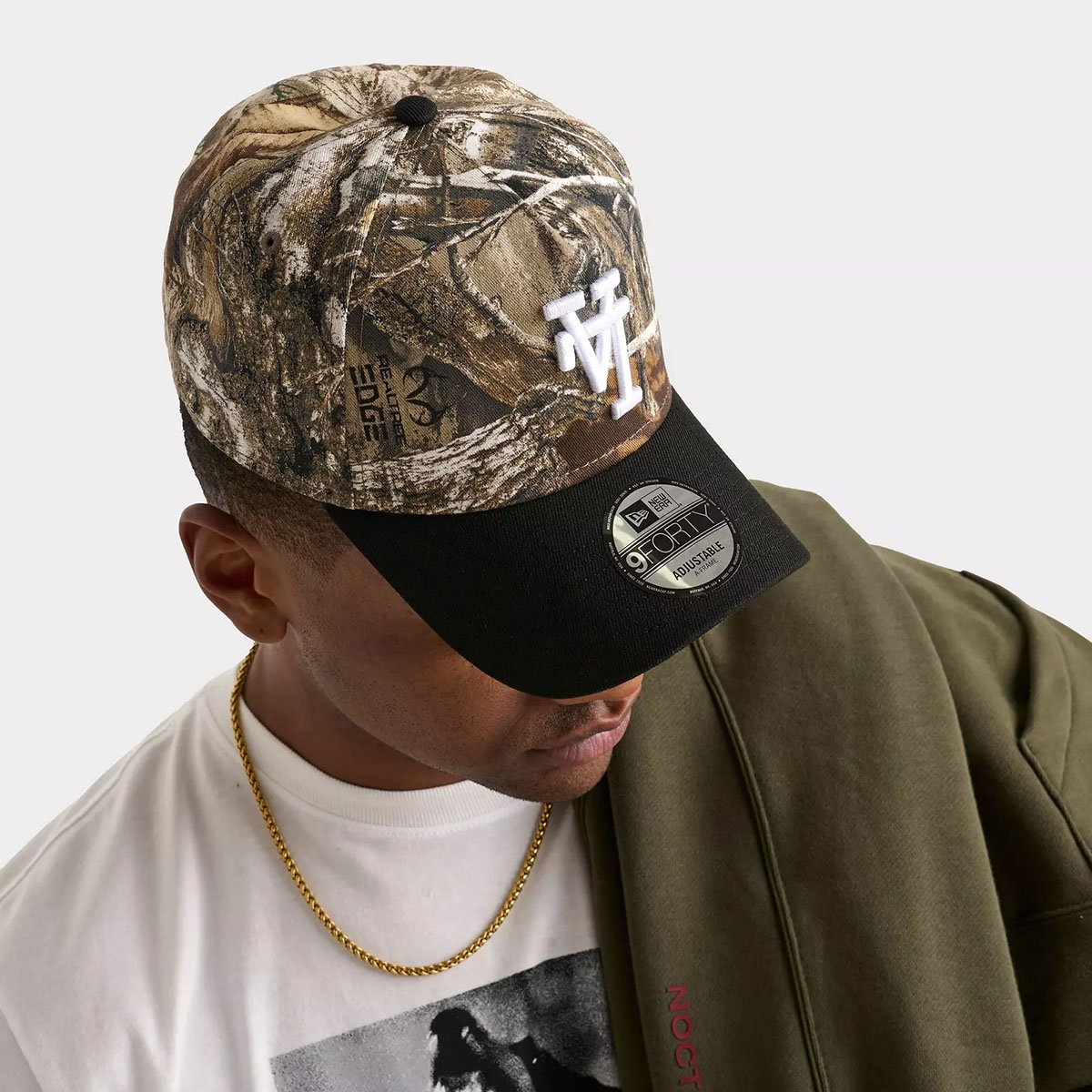 New Era Dodgers Realtree Camo A Frame Snapback Hat