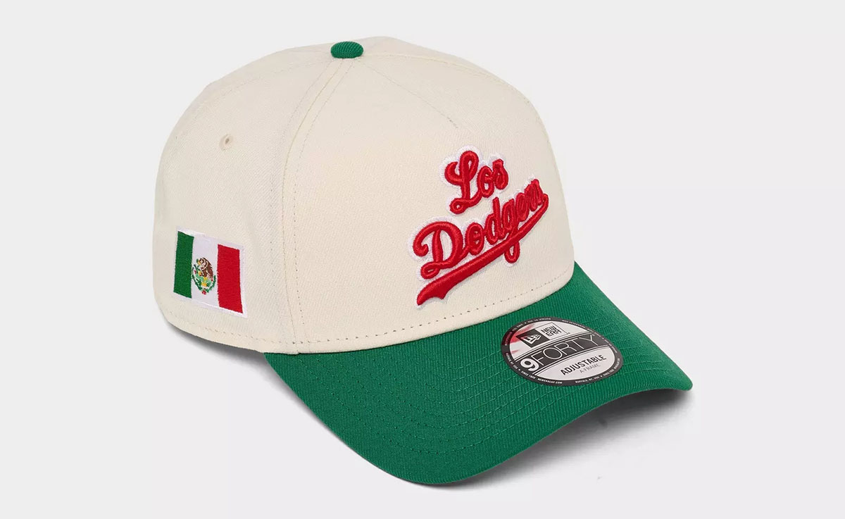 New Era Los Angeles Dodgers Mexico 9Forty A Frame Snapback Hat 1