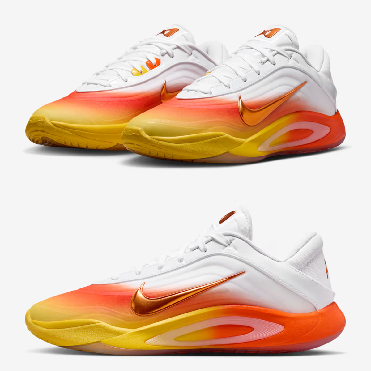 Nike A'One Candy Corn Queen Halloween Basketball Shoes FZ8605-103