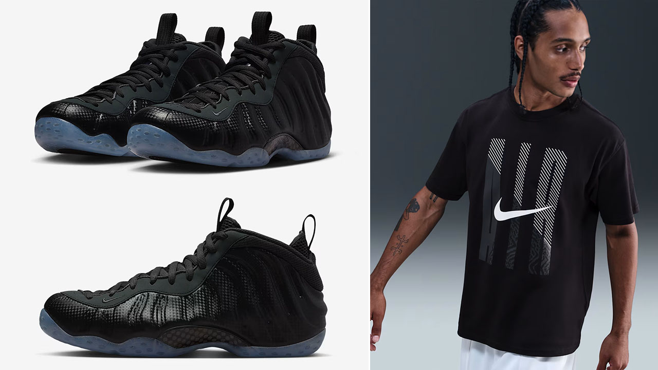 Nike Air Foamposite One Carbon Fiber x Nike Air Mens T Shirt Outfit