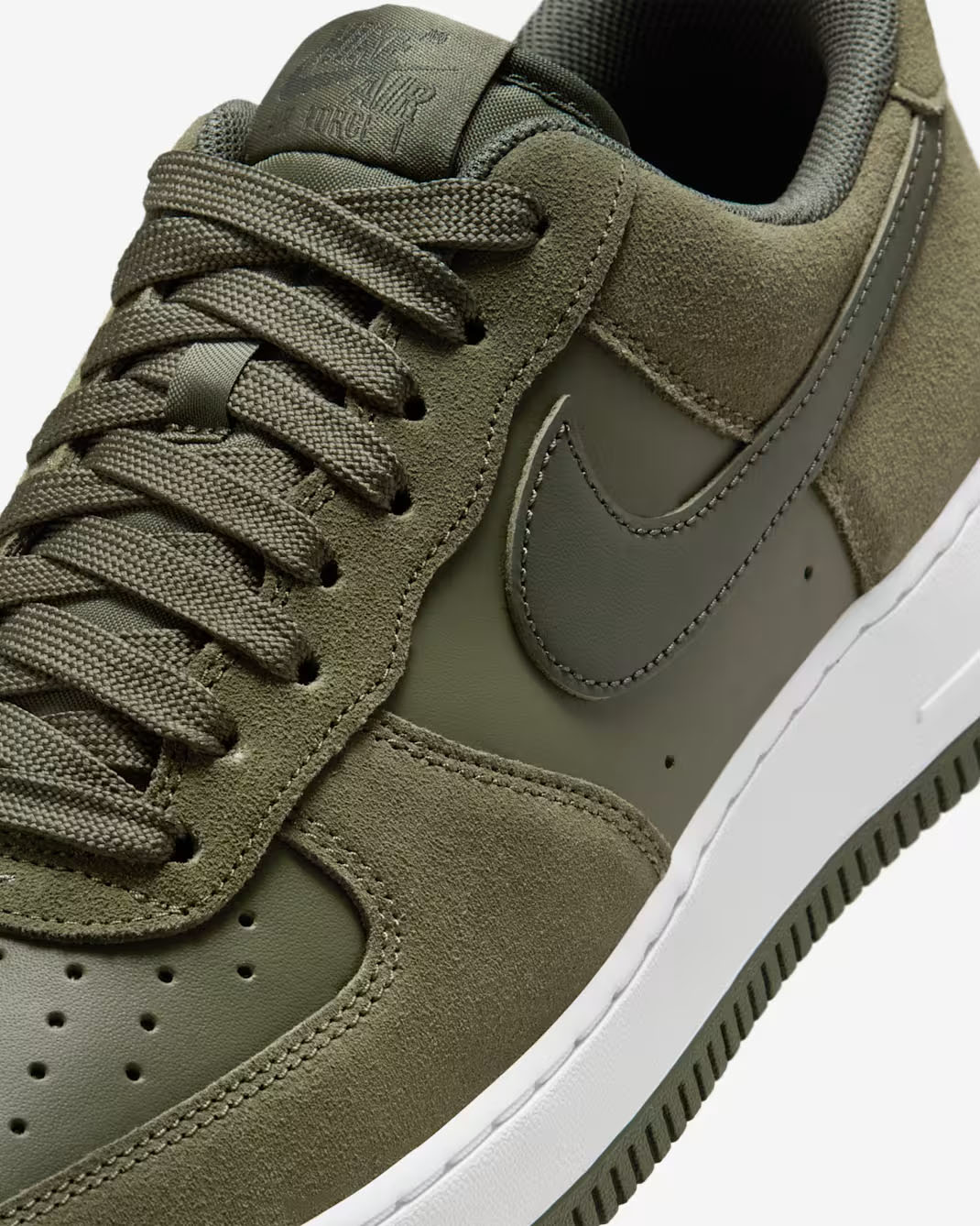 Nike Air Force 1 Low Medium Olive Mens Sneakers 7