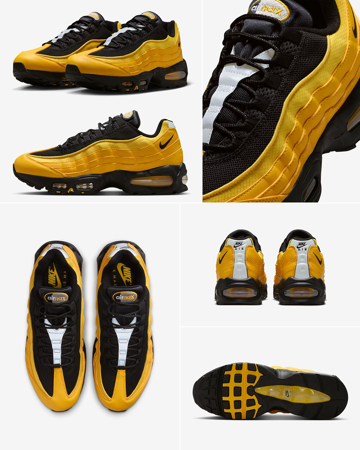 Nike Air Max 95 Big Bubble Varsity Maize Black IB1667-700