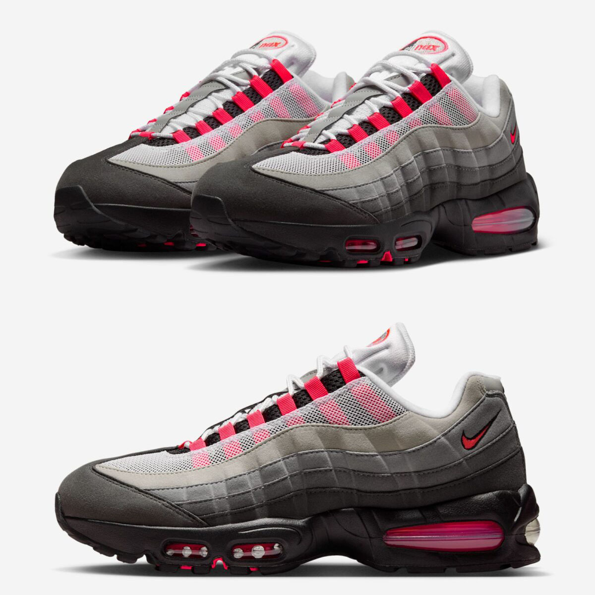 Nike Air Max 95 OG Big Bubble Solar Red Mens Shoes IM7410-001