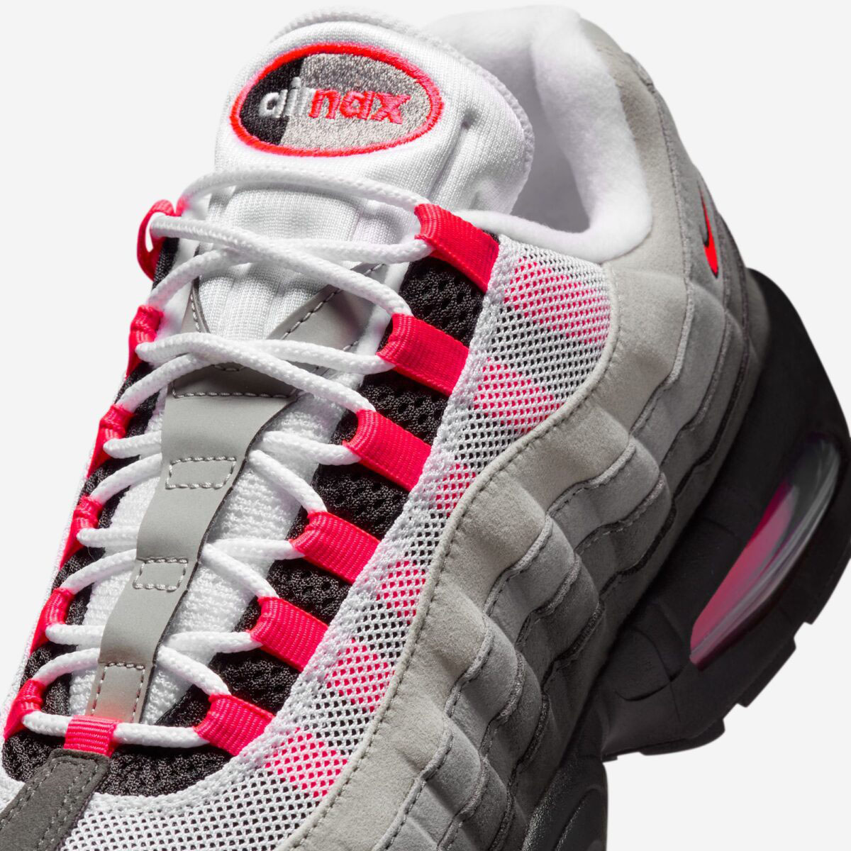 Nike Air Max 95 Solar Red 2025 Big Bubble Mens Shoes 7