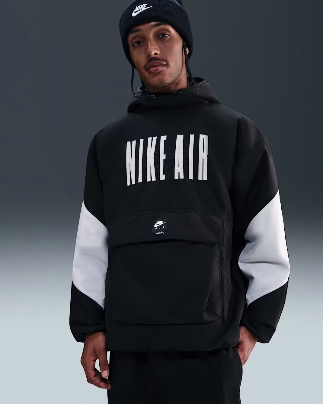 Nike Air Mens Filled Jacket Black White