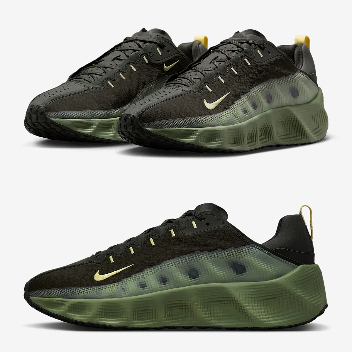 Nike Ava Rover Reflective Sequoia Oil Green Soft Yellow Mens Shoes IM9327-300