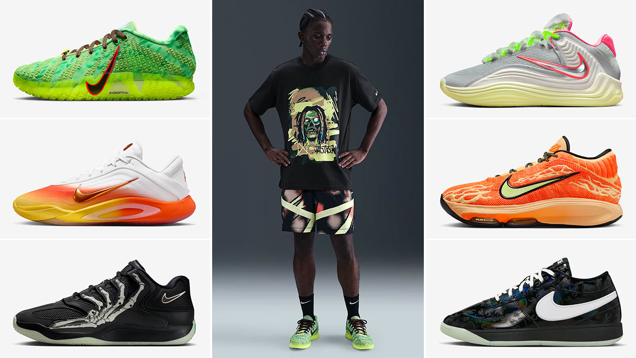 Nike Basketball Halloween 2025 Sneakers Clothing Outfits