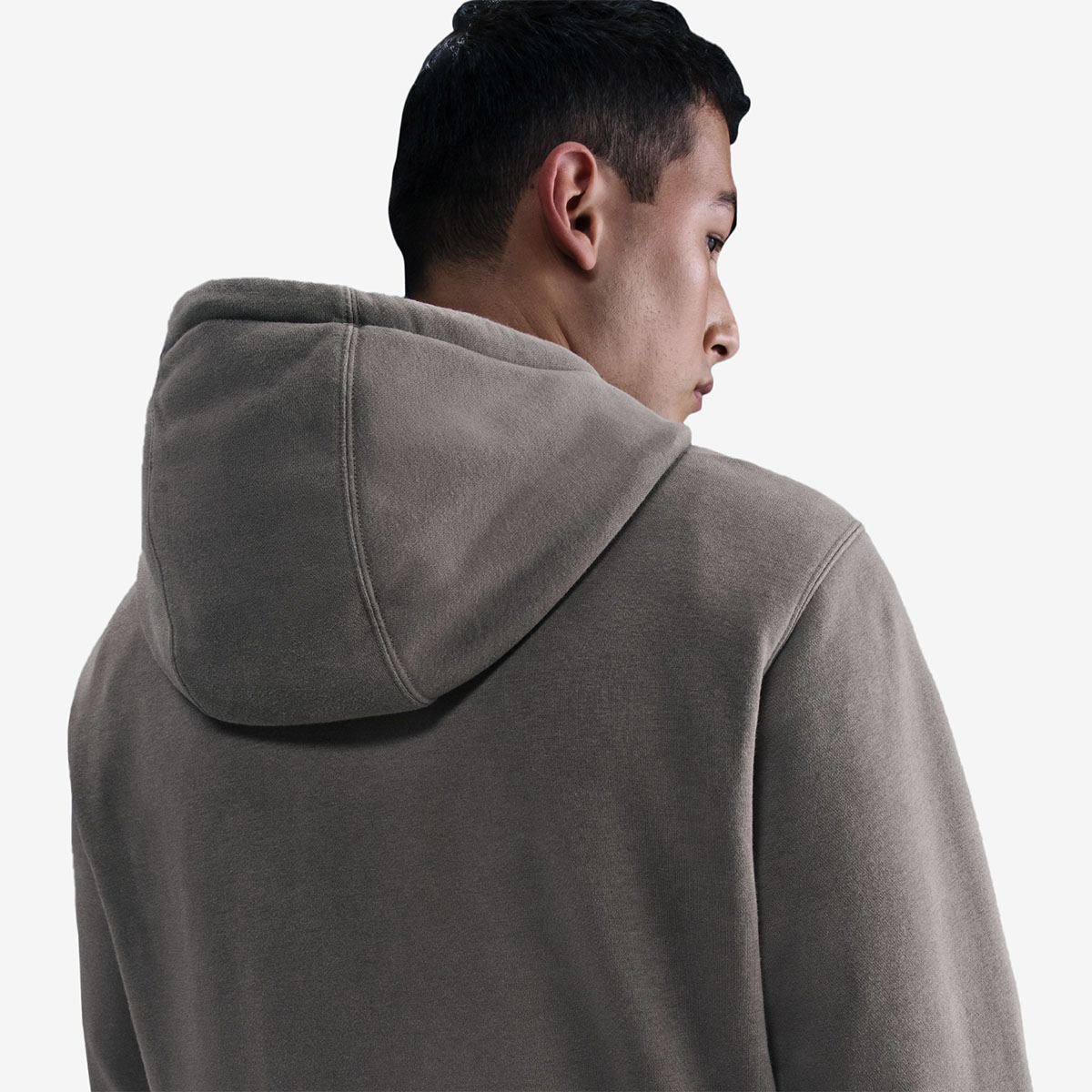 Nike Club Fleece Hoodie Cave Stone 2
