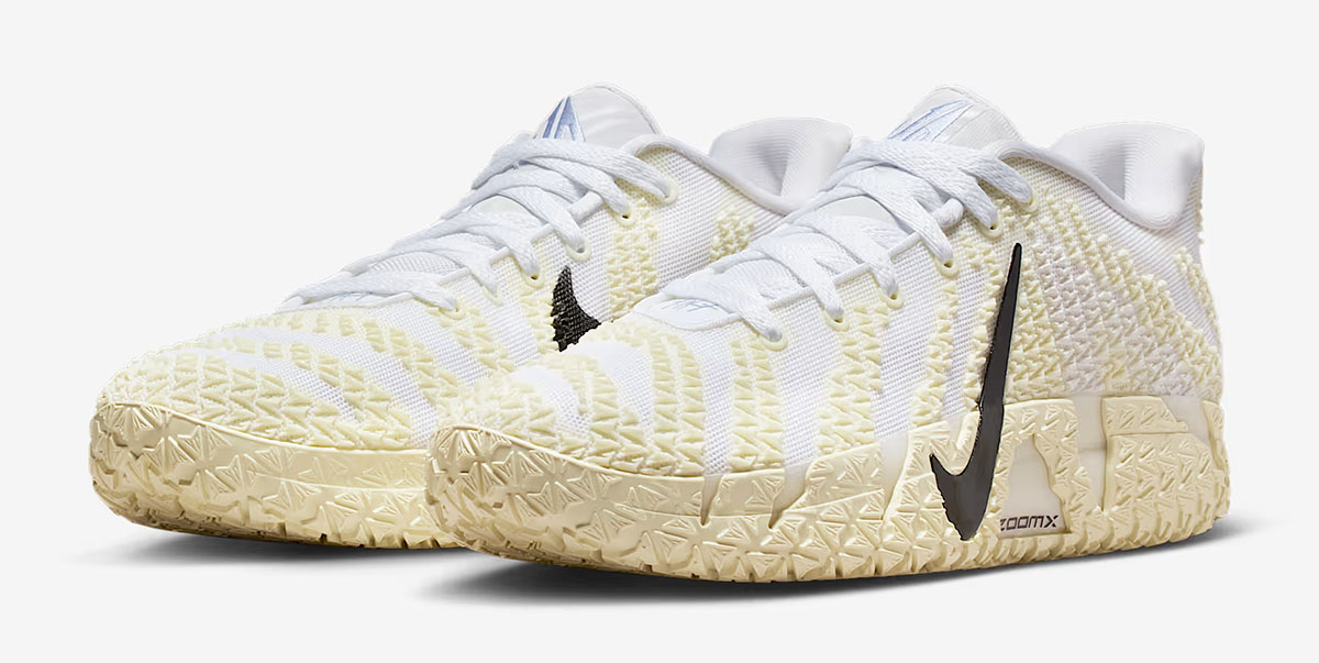 Nike Ja 3 Coconut Milk Sail Basketball Shoes 1