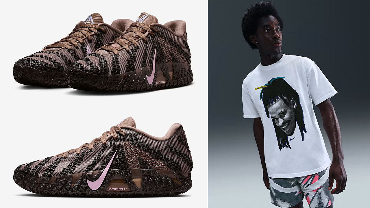 Nike Ja 3 Mink Brown Showstopper Sneakers Clothing Outfits