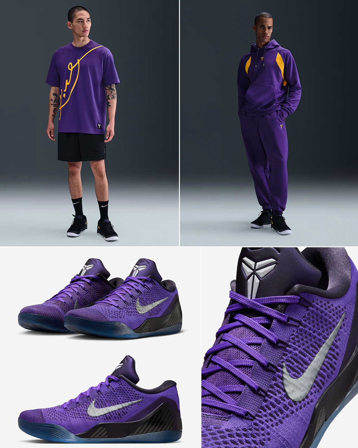 Nike Kobe 9 Elite Low Protro Moonwalker 2025 Clothing to Match Sneakers