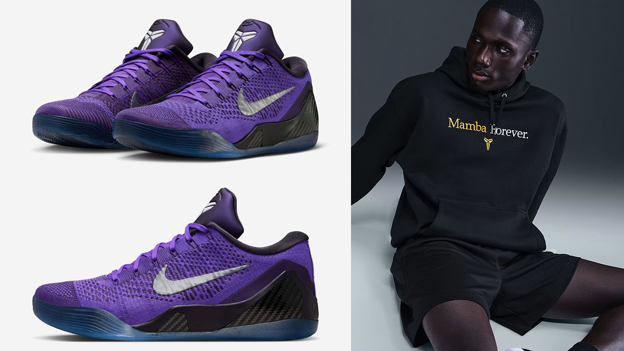 Nike Kobe 9 Elite Low Protro Moonwalker 2025 Shoes and Hoodie Outfit