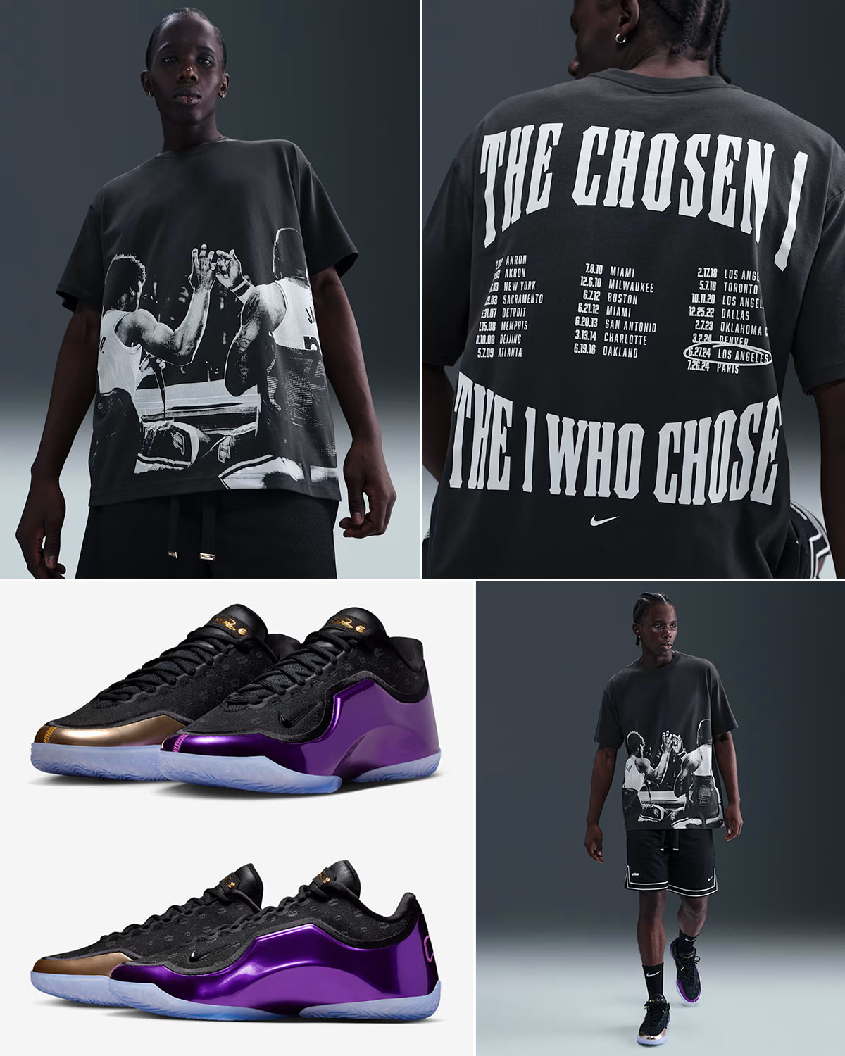 Nike LeBron 23 Chosen One Mens Shoes and Shirt Outfit