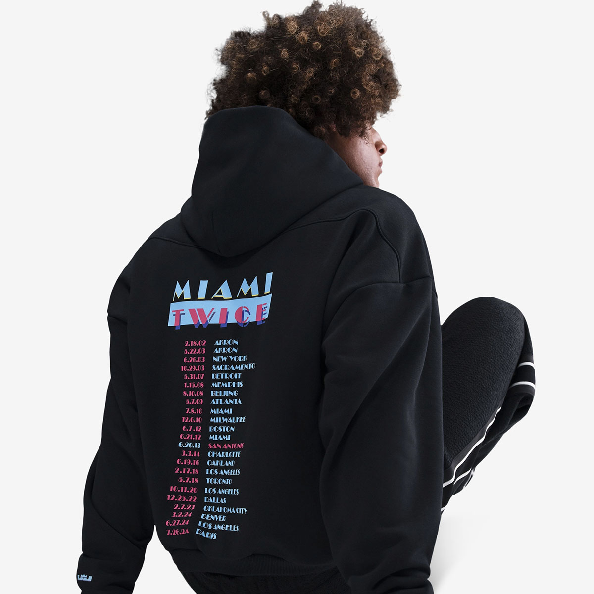 Nike LeBron 23 Miami Twice Mens Hoodie 2