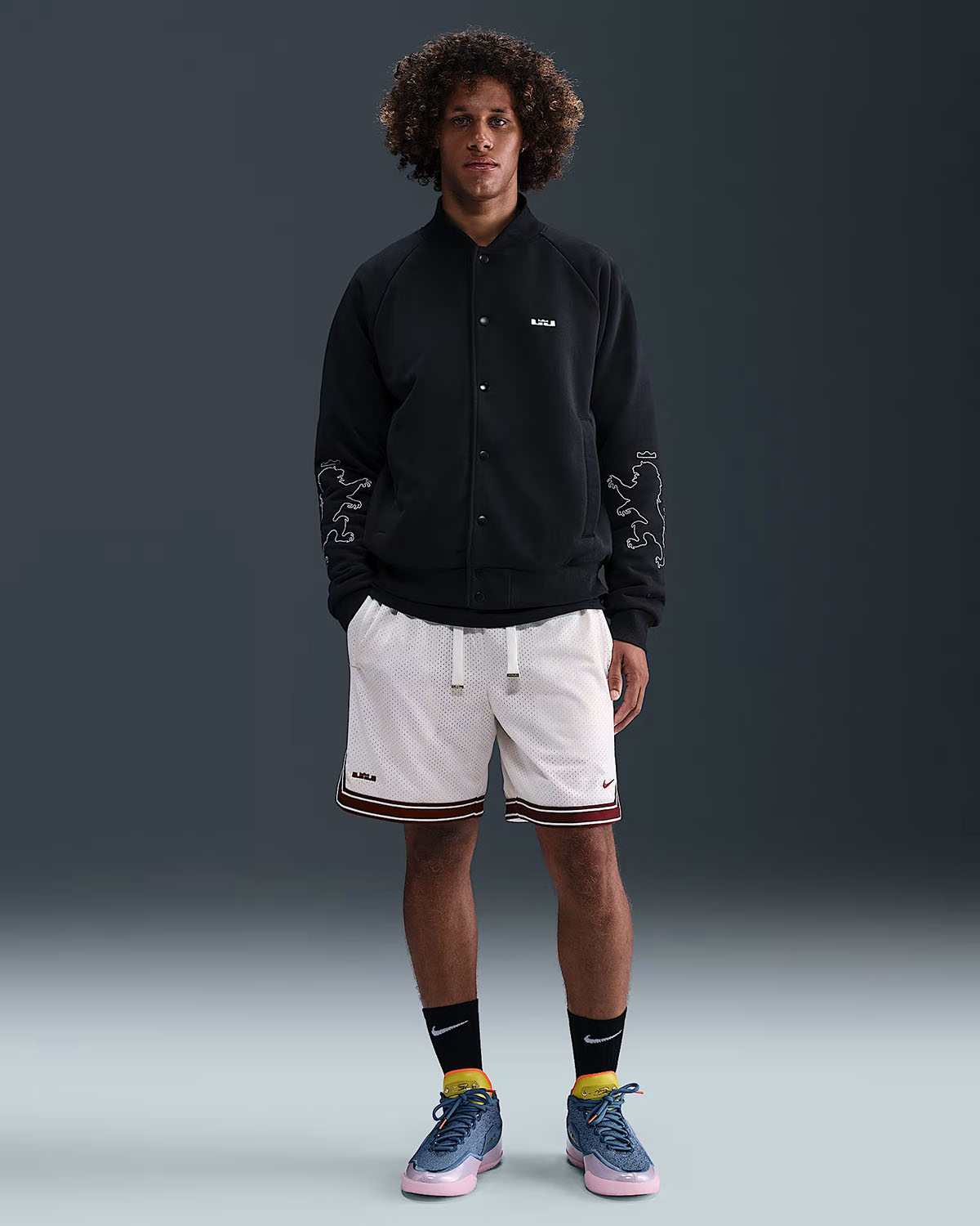Nike LeBron 23 Miami Twice Mens Sneakers Shorts Jacket Outfit