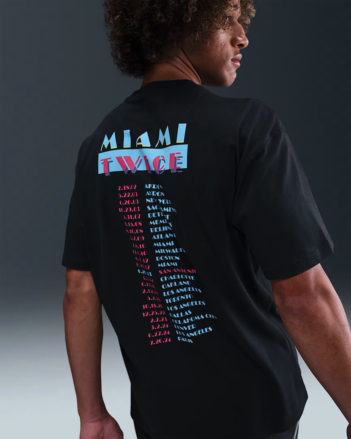 Nike LeBron 23 Miami Twice Mens T Shirt 2