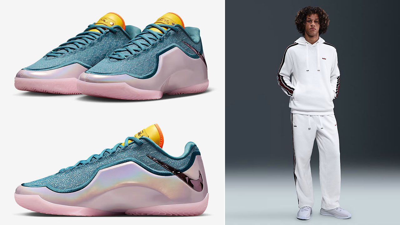 Nike LeBron 23 Miami Twice Shoes Hoodie Jogger Pants Outfit