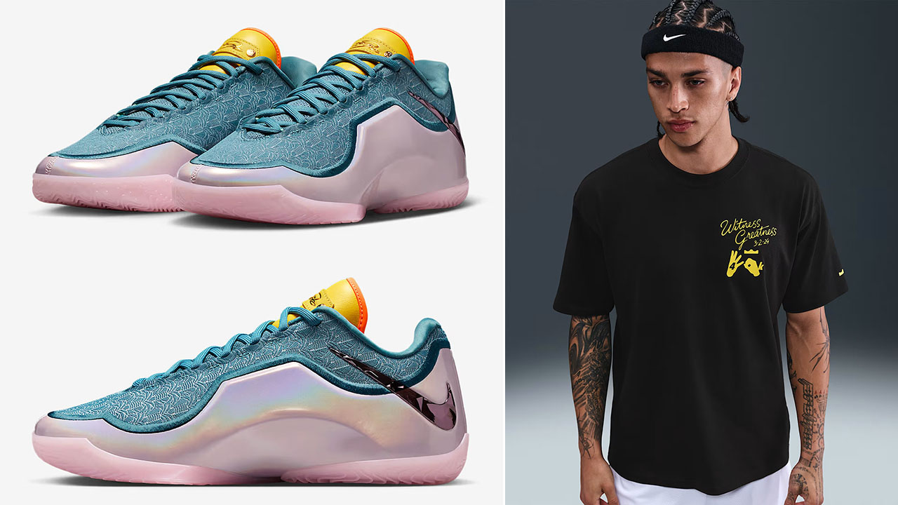 Nike LeBron 23 Miami Twice Shoes and Shirt Outfit