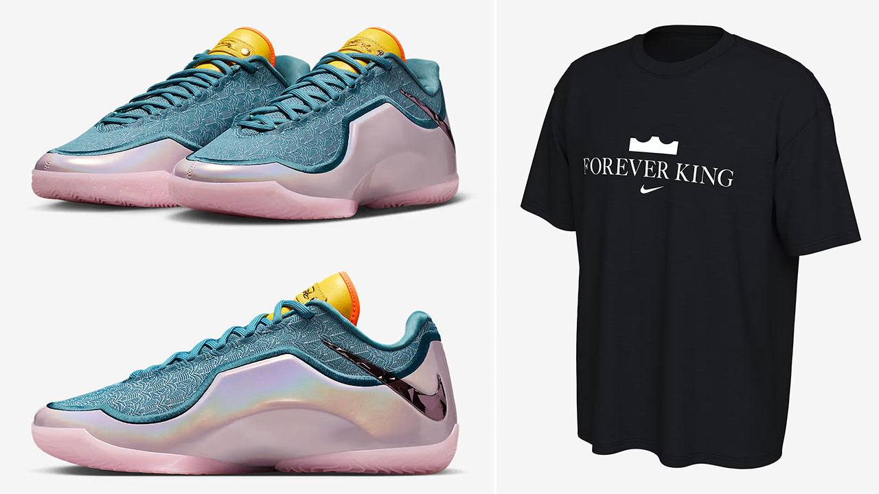 Nike-LeBron-23-Miami-Twice-Shoes-x-Nike-LeBron-Forever-King-T-Shirt-Outfit