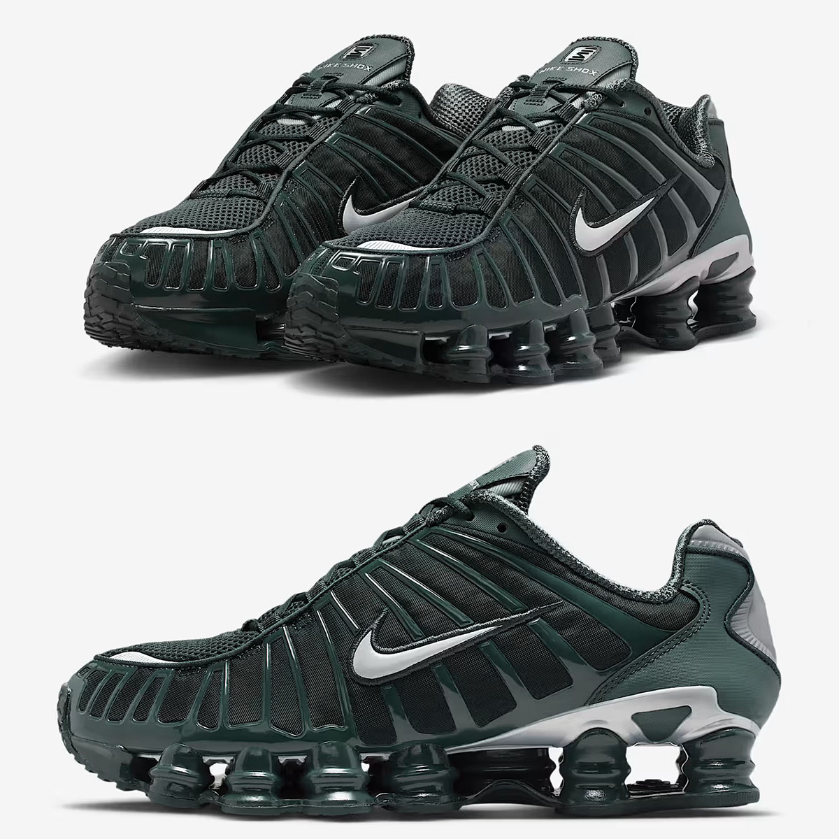 Nike Shox TL Seaweed Gunmetal Mens Shoes AV3595-302