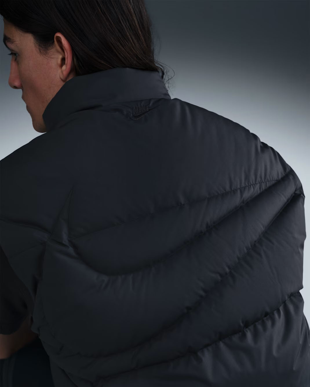 Nike Sportswear Club Mens Therma FIT Loose Vest Black 2