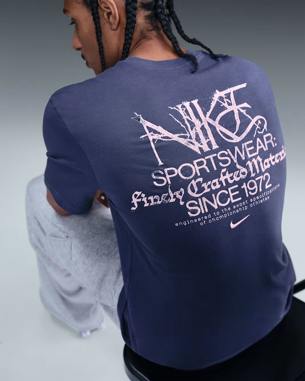 Nike Sportswear Mens T Shirt Sanded Purple 2