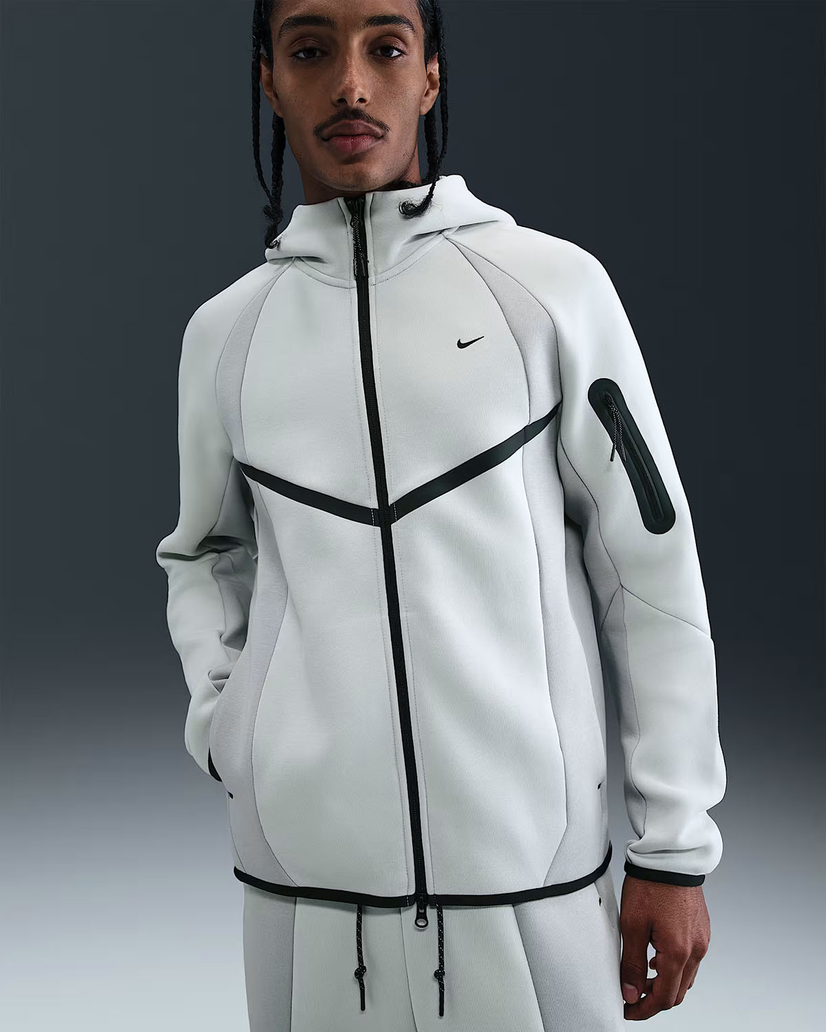 Nike-Tech-Fleece-Mens-Color-Block-Full-Zip-Windrunner-Hoodie-Jacket-Light-Silver-Light-Smoke-Grey-Black-1