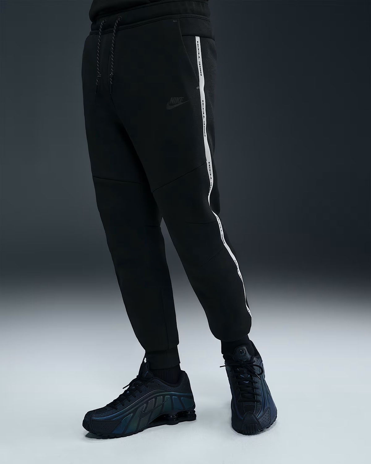 Nike Tech Fleece Mens Reflective Jogger Pants Black 1