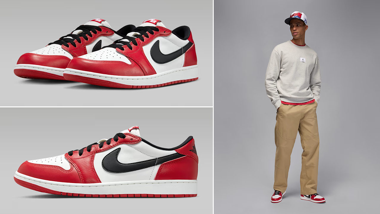 Air Jordan 1 Low OG Chicago 2025 Outfits