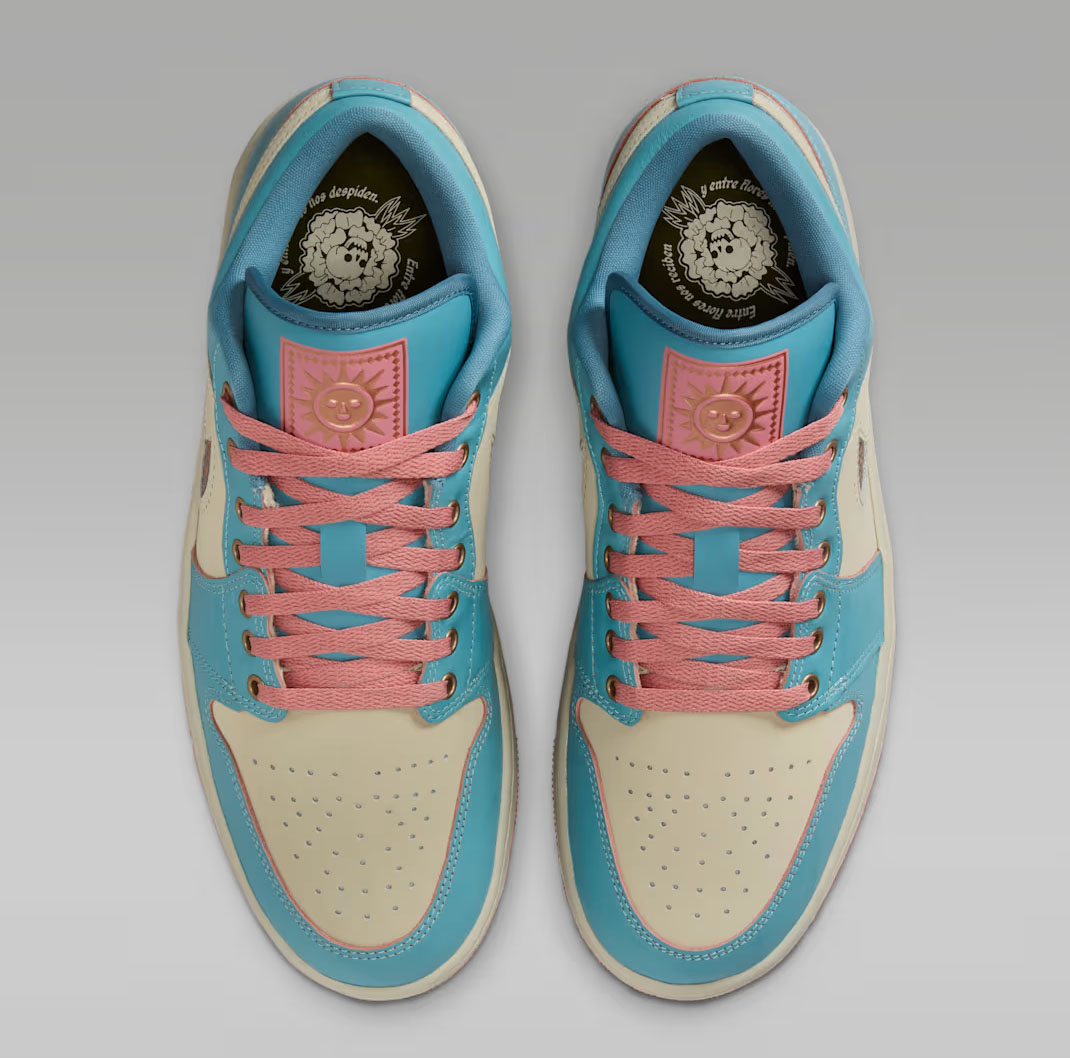 Air Jordan 1 Low Somos Eternos Mens Shoes 4