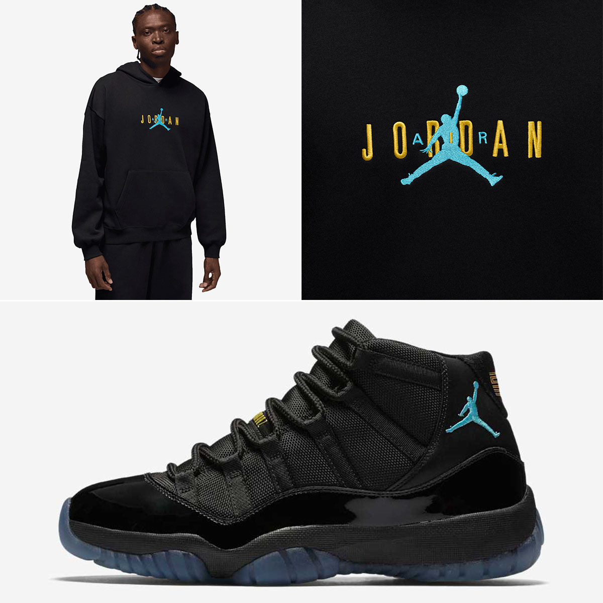 Air Jordan 11 Gamma 2025 Hoodie and Pants Outfit