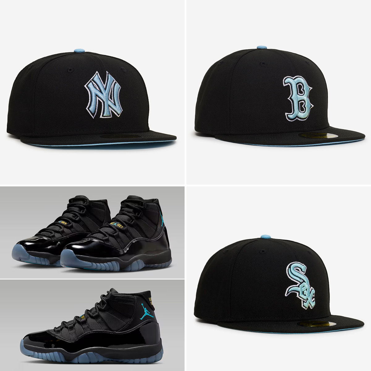 Air Jordan 11 Gamma 2025 New Era 595FIFTY Caps Fitted Hats
