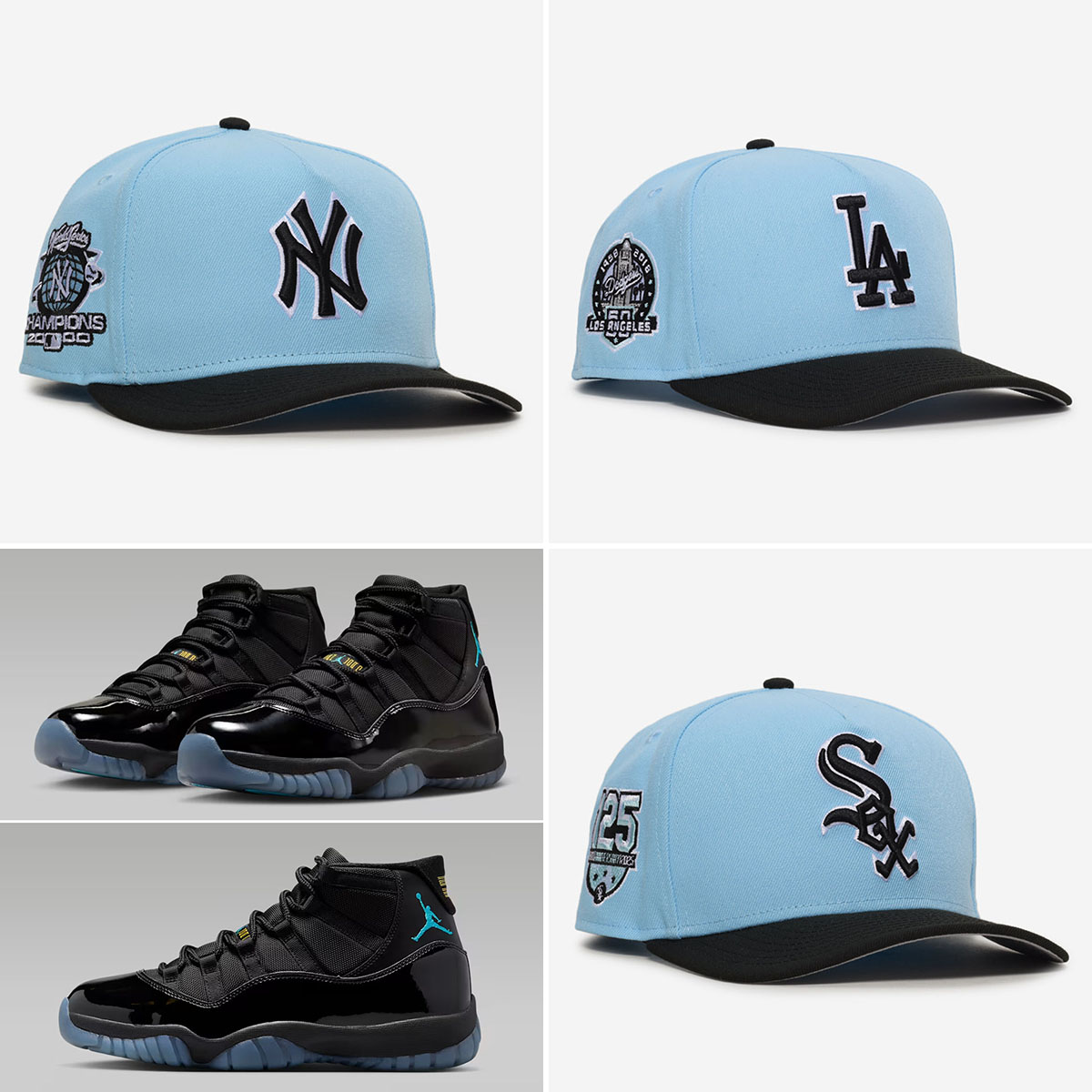 Air Jordan 11 Gamma 2025 New Era A Frame Hats Snapback Caps