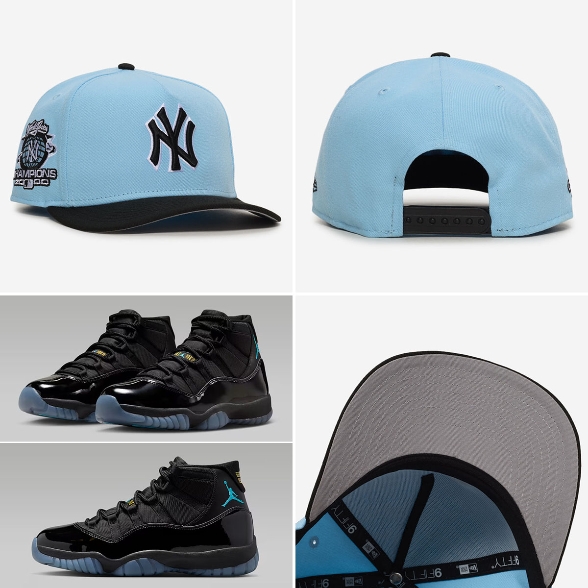 Air Jordan 11 Gamma 2025 New Era New York Yankees A Frame Hat Snapback Cap