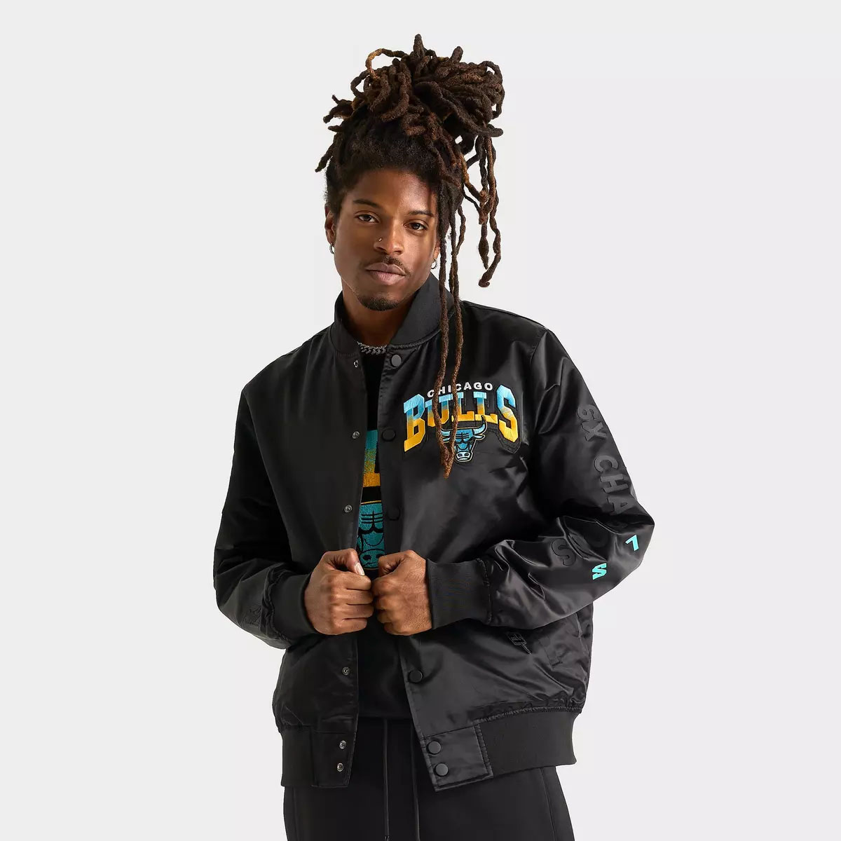 Air Jordan 11 Gamma Blue 2025 Chicago Bulls Pro Standard Jacket 1