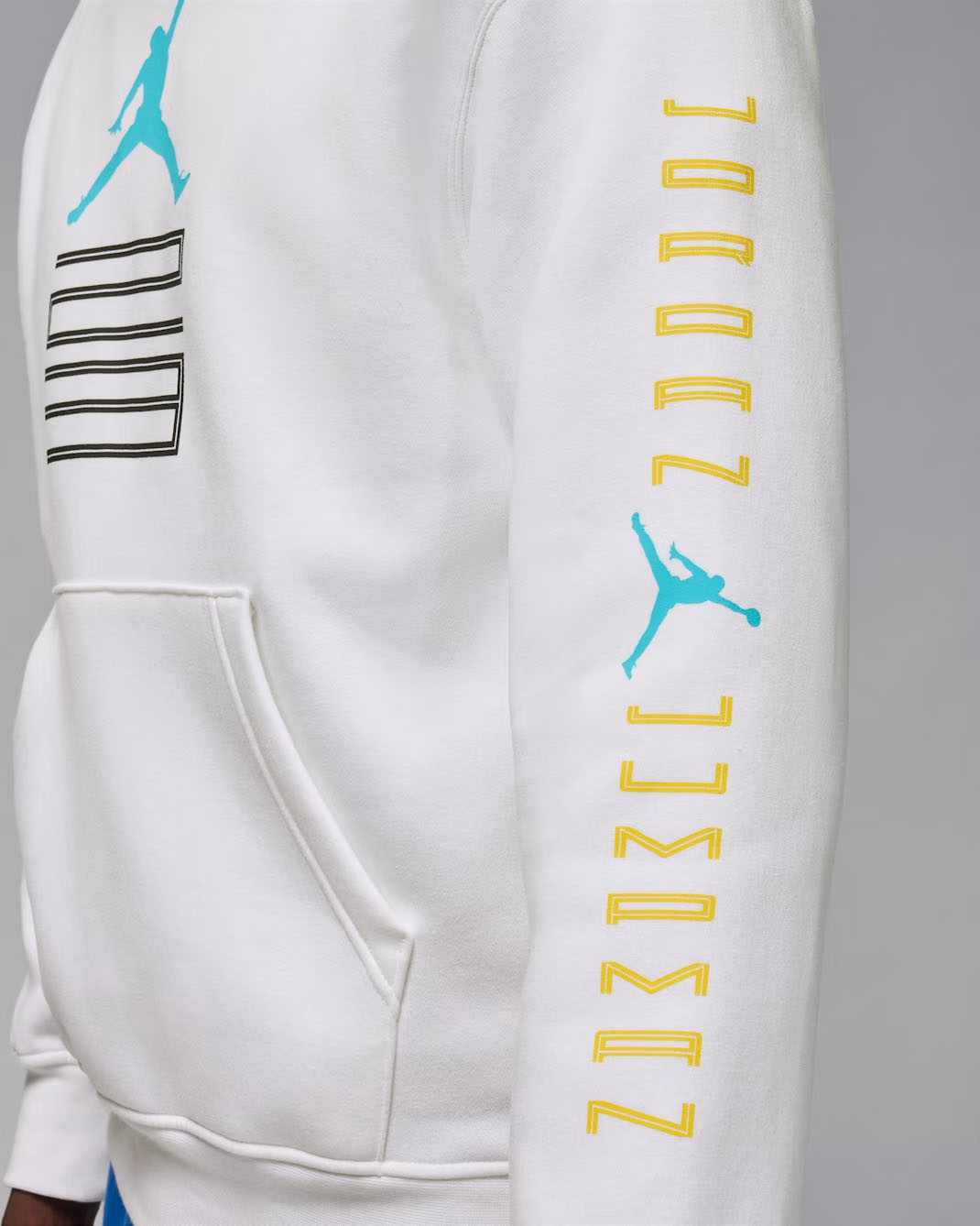 Air Jordan 11 Gamma Blue 2025 Mens Hoodie White 3
