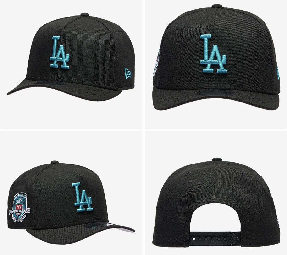 Air-Jordan-11-Gamma-Blue-2025-New-Era-Los-Angeles-Dodgers-A-Frame-Hat-Snapback-Cap