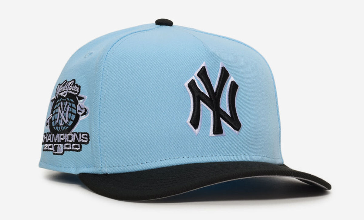Air Jordan 11 Gamma Blue 2025 New Era New York Yankees A Frame Snapback Hat