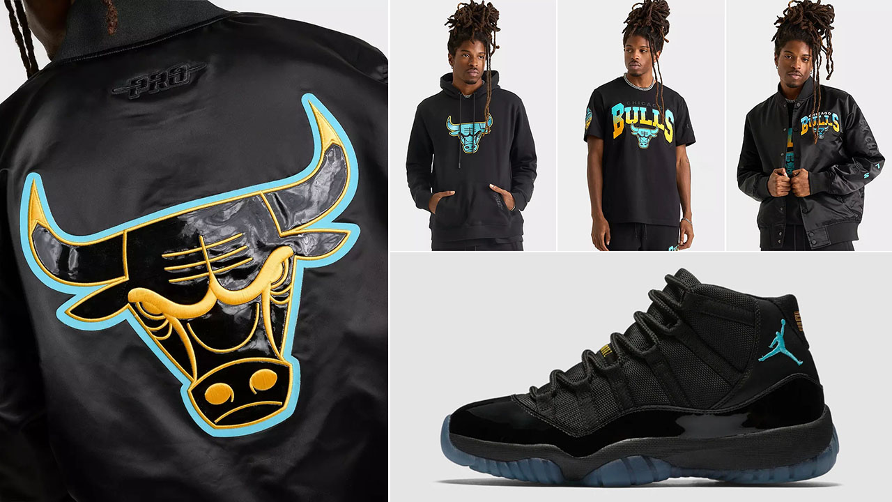 Air Jordan 11 Gamma Blue 2025 Sneakers x Chicago Bulls Pro Standard Clothing