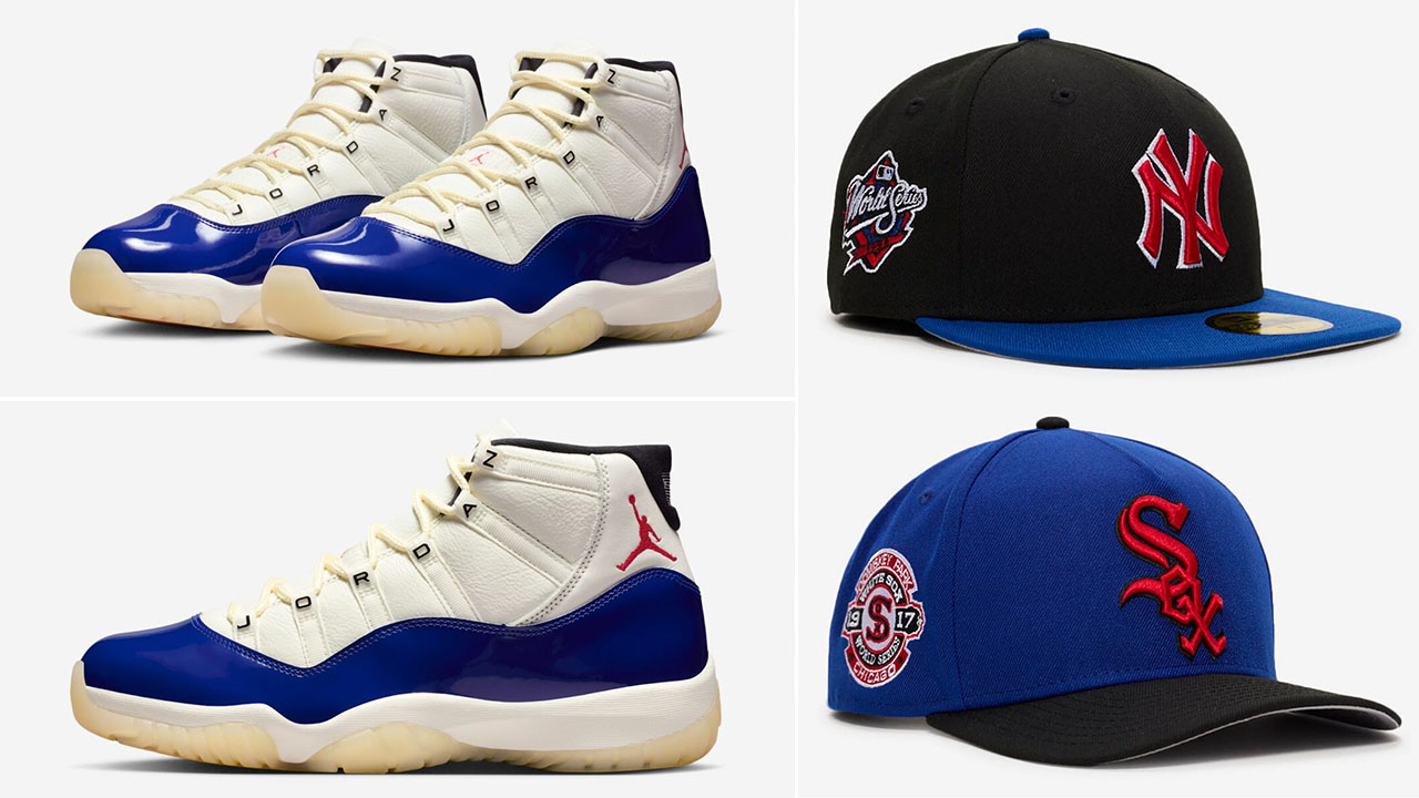 Air Jordan 11 Rare Air New Era Hats to Match Sneakers