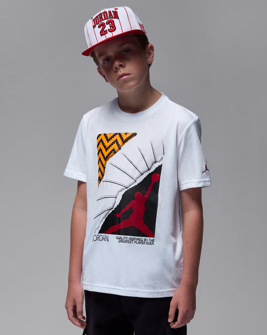 Air Jordan 12 Taxi 2025 Kids Boys Grade School T Shirt 1