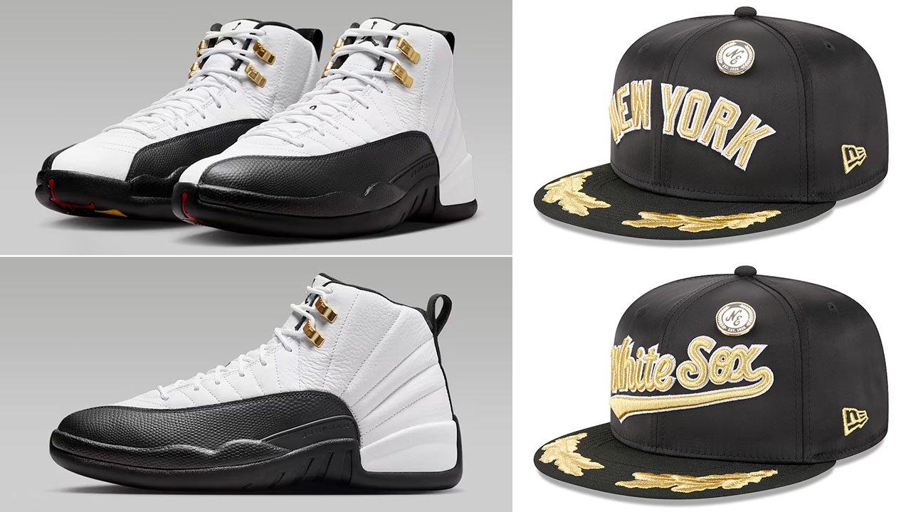 Air Jordan 12 Taxi 2025 New Era 59FIFTY Caps Fitted Hats