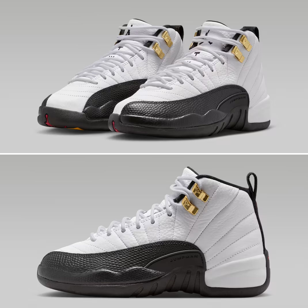 Air Jordan 12 Taxi Kids Boys Grade School Shoes